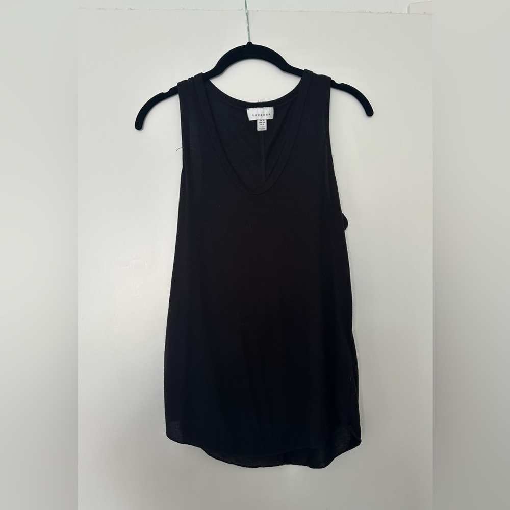 Topshop Black Tank Top Classic Style